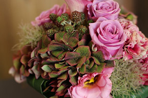 アレンジメント ピンク系