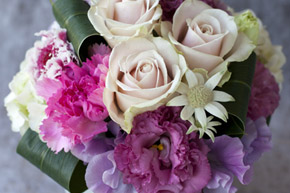 アレンジメント ピンク系