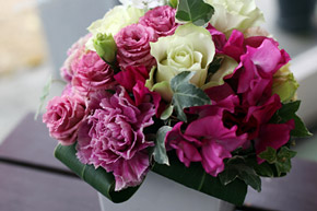 アレンジメント ピンク系