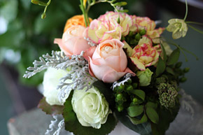 アレンジメント 黄色・オレンジ系