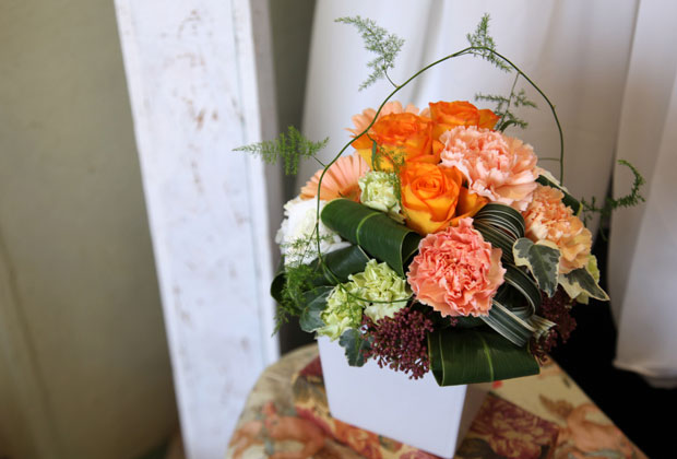 アレンジメント 黄色・オレンジ系