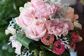 アレンジメント ピンク系