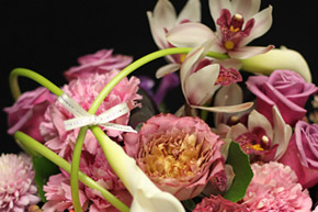 アレンジメント ピンク系