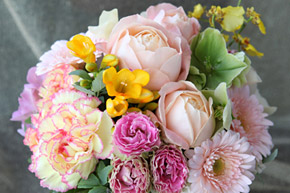 アレンジメント ピンク系