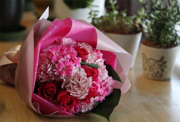 花束(ブーケ風)ピンク系