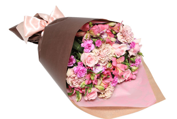 花束(スタンダード)ピンク系