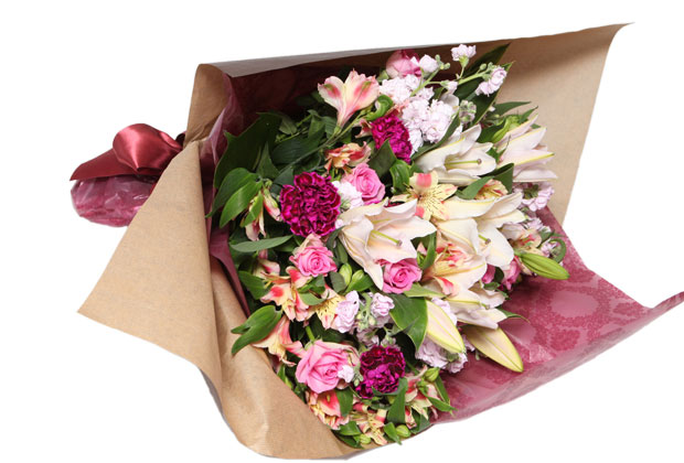 花束(スタンダード)ピンク