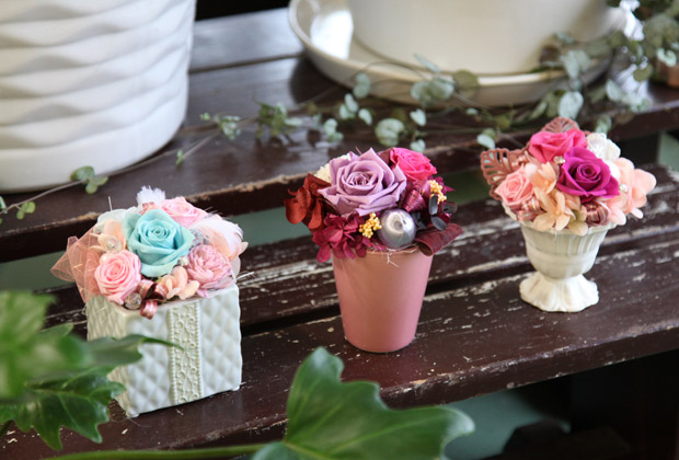 プリザーブドフラワー